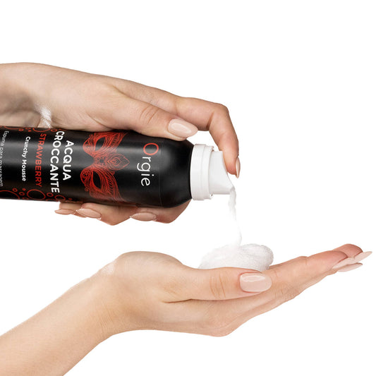 Orgie Acqua Croccante: The sound of touch. A multisensory effervescence.