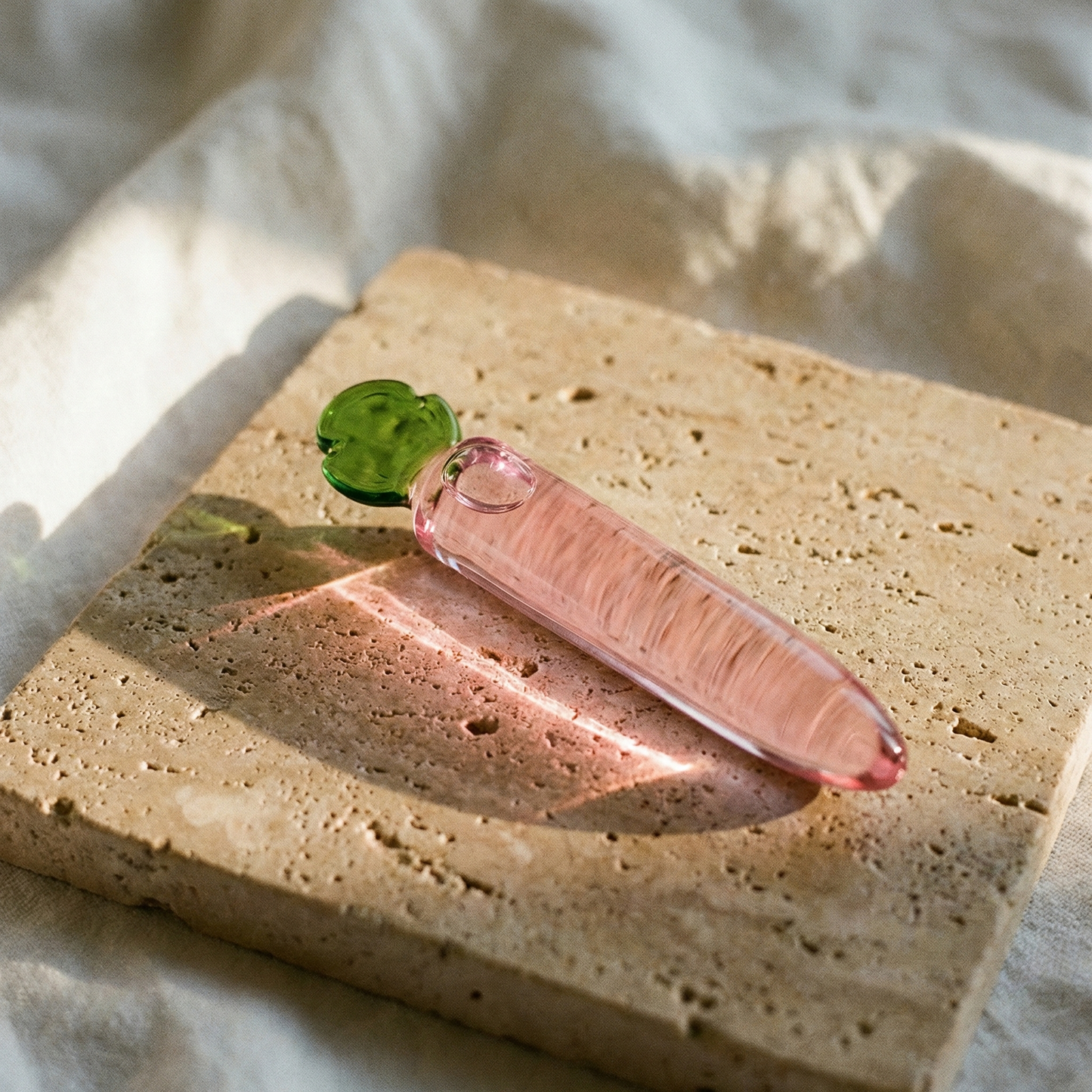 THE ROOT | Luxury Textured Glass Dildo